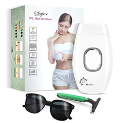 CENSUNG Dispositivo di depilazione IPL 999.999 flash Dispositivo di depilazione permanente indolore laser per corpo, viso, bikini e ascelle Include oc características