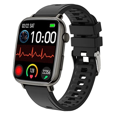 Smartwatch, Orologio Fitness Uomo Donna, Sportivo Fitness Tracker con Contapassi/Cardiofrequenzimetro/Cronometro/Notifiche Messaggi, Activity Tracker 