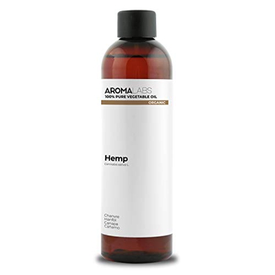 BIO - Olio di Canapa, garantito 100% puro, naturale e spremuto a freddo - Biologico certificato da Ecocert - Aroma Labs