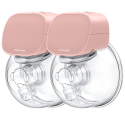 Momcozy Doppio Tiralatte, Tiralatte Elettrico Indossabile, Latte a Prova Di Perdite, Ultra-Silenzioso, Indolore, Leggero, 2 Modalità 5 Ingranaggi Cura en oferta