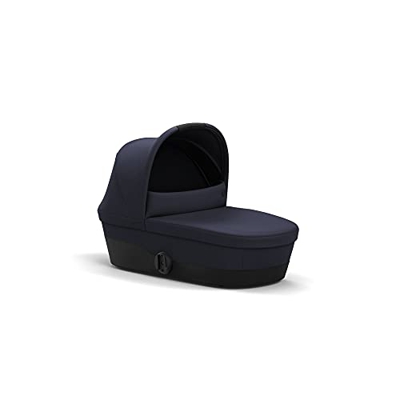 CYBEX Gold Melio Cot Navicella per passeggino, Dalla nascita fino a 6 mesi (max. 9 kg), Navy Blue