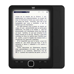 Woxter Scriba 195 Paperlight Nero - eBook Reader 6"(1024 x 758, perla e-ink display retroilluminato, EPUB, PDF, micro SD, ospita oltre 4000 libri, aut precio