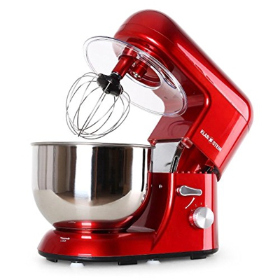 Klarstein TK2-Mix8-R Bella Rossa Robot da cucina 1000 W - 1200 W 5 l colore: Rosso [Importato dalla Germania]