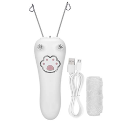 Epilatore in filo di cotone non tossico dispositivo di rimozione dei peli del corpo elettrico di alta qualità durevole e sicuro viso per donna(white) características