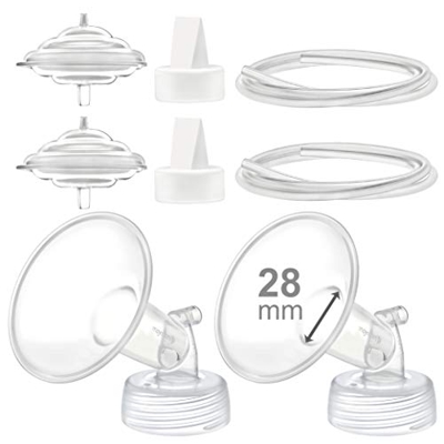 Maymom Parti Della Pompa Compatibili Con Il Tiralatte Spectra S2 Spectra S1 Spectra 9 Plus, Incl. Protezione Contro Il Riflusso Del Tubo Della Valvola