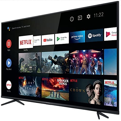 THOMSON 65UG6400 TV 65 pollici, 4K HDR, Ultra HD, Smart TV Powered by Android TV, Slim design (Micro dimming Pro, Smart HDR, HDR 10, Dolby Audio, Goog