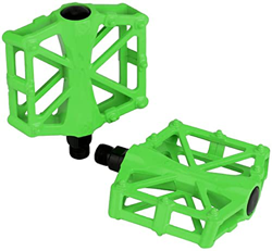 CO 1 Paio Pedali per Bicicletta Ultraleggeri in Alluminio ， Antiscivolo e durevoli ped Pedali Piatti da 9/16"Antiscivolo per Ciclismo su Strada. (5 Co en oferta