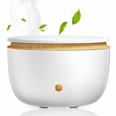 Umidificatore per aromi d'aria, umidificatore ad ultrasuoni da 500 ml, interruttore di controllo remoto APP, con 7 tipi di luci a LED colorate, adatto