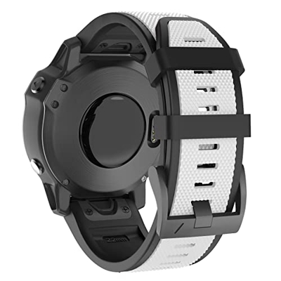 MYSNBKN Braccialetto Compatibile con Fenix 5 Larghezza 22mm Cinturino di Ricambio in Silicone Easy Fit per Fenix 5 / Fenix 5 Plus / Fenix 6 / Fenix 6 