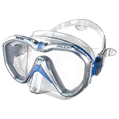 Seac Italica50, Maschera Sub per Immersione Subacquea Professionale, Ricreativa e Snorkeling