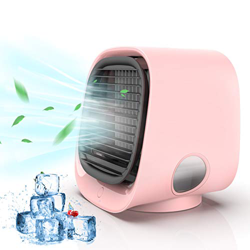 Condizionatore d'aria Portatile, Raffrescatore d'aria Anweller 4 in 1, Climatizzatore Portatile con Luce Notturna, Ventola con Serbatoio Dell'acqua Gr características