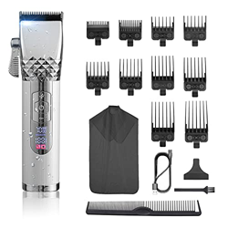 BOUNDAIR Tagliacapelli Uomo Professionale Regolabarba Elettrico Trimmer Precisione Regolatore USB Ricaricabile Impermeabile Portatile Rasabarba Elettr en oferta