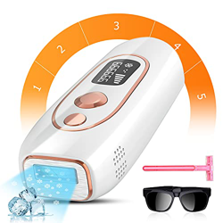 Epilatore Luce Pulsata Uomo Donna IPL con impacco di ghiaccio 999999 Indolore 5 Livelli Epilazione Professionale Dispositivo Rimozione dei peli per As precio