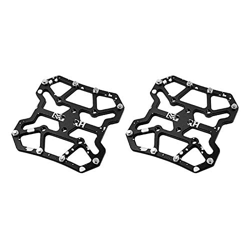 Whuooad Adattatore per Pedali per Bicicletta, 1 Paio di Pedali Universali in Lega di Alluminio, Pedali Senza Clip per Mountain Bike E Mountain Bike precio