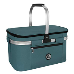 wildya - Cestino da picnic da 27 l, termico, pieghevole, contenitore termico per la spesa, borsa termica per esterni en oferta