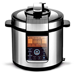 Gridinlux | Pentola elettrica programmabile multifunzione | 14 programmi | Capacità 6L | Funzione di Freir | Touch | Sistema di sicurezza | Include ac en oferta