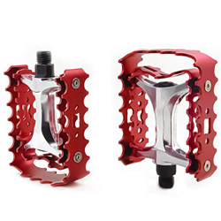 ZTZ Pedali MTB Mountain Bike Pedali 9/16 Cuscinetti sigillati, Alluminio Antiscivolo Durevole Biciclette Pedali Piattaforma Pedali Leggero per BMX MTB en oferta