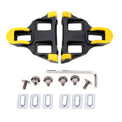 CoURTerzsl - Set di tacchetti autobloccanti per bici da strada, per Shimano, giallo e nero. precio