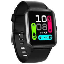 Smartwatch Uomo Donna, Orologio Intelligente Sport Fitness 5ATM, Calorie GPS Cardiofrequenzimetro Controller Musicale Intelligente Smartwatch Monitora en oferta