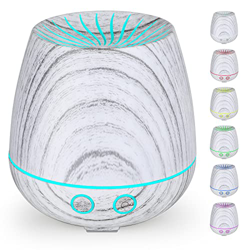 GeeRic Diffusore di Oli Essenziali Piccolo,120ML USB Diffusore di Aromi con 7 Colori LED Mini Diffusore Aromaterapia Umidificatore Ultrasuoni Umidific en oferta