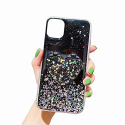 TYWZ Brillantini Glitter Cover per Realme C21,Flessibile Stella Crystal Custodia Ultra Sottile Silicone Gel Protettiva Bling Cassa AntiGraffio-Specchi en oferta