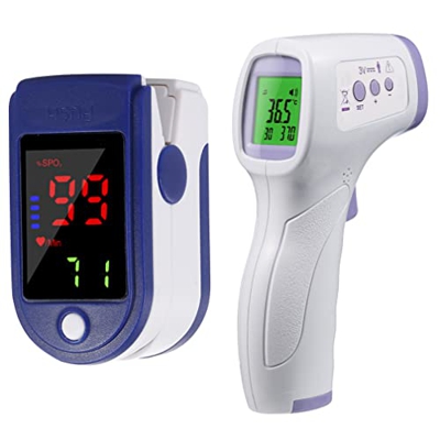 Tendia Clip per polpastrello Display a LED & Termometro Digitale Frontale Misurazione della Temperatura a infrarossi Senza Contatto con retroilluminaz