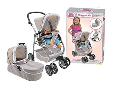 TEOREMA S.r.l. CIAO CICCIO PASSEGGINO TRIO METAL.74167, grigio