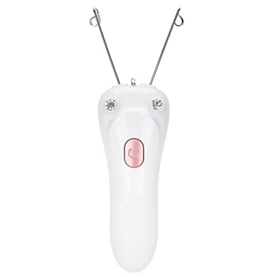 Depilatore per il viso delle donne, epilatore con filo di ricarica USB, epilatore con filo di cotone, sopracciglia incredibili, sistema di infilatura 
