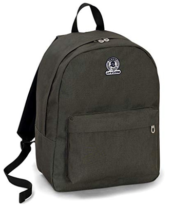 Zaino Invicta Benin S Eco-Material, Verde, 25 Lt, Tasca porta Laptop fino 13'', Scuola & Tempo Libero