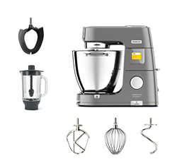 Kenwood KWL90.034SI Impastatrice Planetaria Titanium Chef Patissier XL con ciotola EasyWarm da 7L, bilancia integrata e frullatore, 1400watt, acciaio, precio