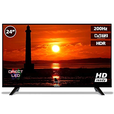 TELEVISORE LED INFINITON 24 " pollici (TDT2, HDMI, VGA, USB Media Player, Tuner DVB-T2/S2)