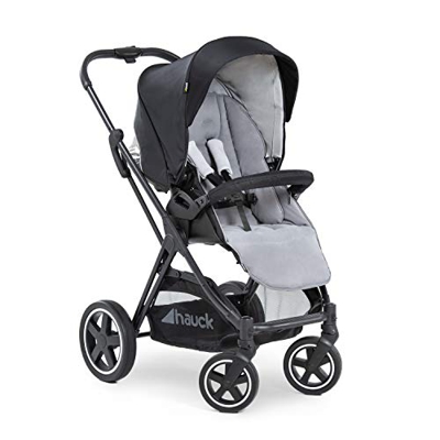 Hauck Passeggino con Copri Gambe Mars 25 kg Portata, Reversibile, Grandi Ruote, Pieghevole Compatto, Compatibile con Navicella Neonati Separata e Ovet