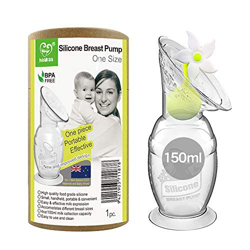 Haakaa Generation 2 - Tiralatte in silicone con base a ventosa e tappo a fiore bianco, capacità 150 ml características