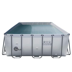 Your GEAR XL Family Pool grigio 3x3x1m telaio in acciaio piscina Giardino Piscina per bambini en oferta
