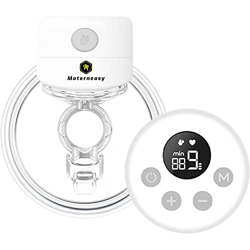 Materneasy - Tira latte elettrico per mani libere, silenzioso, leggero, indolore, display LCD, 3 modalità e 12 intensità di suzione, ricaricabile, sen precio