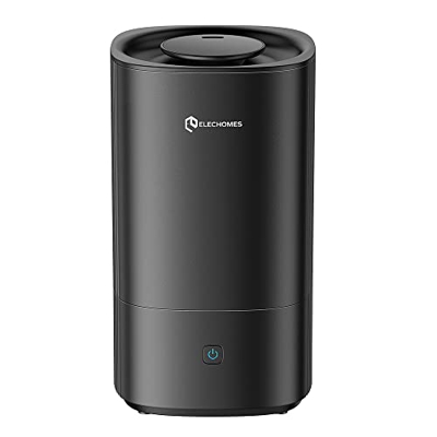 Umidificatore Elechomes 5L nebulizzatore con riempimento dall'alto, per camera da letto, cameretta, silenzioso, ugello regolabile a 360°, spegnimento 