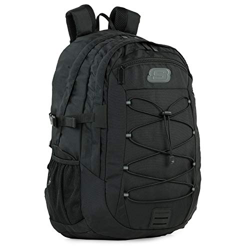 SKECHERS - Zaino casual Unisex vano portatile allinterno. Perfetto per luso quotidiano. Pratico, confortevole e versatile S997, Color Nero en oferta