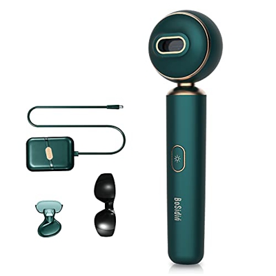BoSidin Epilatore Luce Pulsata IPL Dispositivo di Epilazione Depilatore usata a casa per definitiva Depilazion indolore per Donna Uomo(Verde)