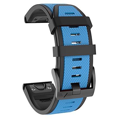 MYSNBKN Braccialetto Compatibile con Fenix 5 Larghezza 22mm Cinturino di Ricambio in Silicone Easy Fit per Fenix 5 / Fenix 5 Plus / Fenix 6 / Fenix 6 