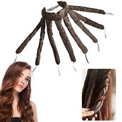 Heatless Curlers, 8 Boccoli Capelli Senza Calor, Arricciacapelli Pigro per Tutti i Capelli, Curling Tiara, Strumento per Styling dei Capelli Fai-da-te en oferta