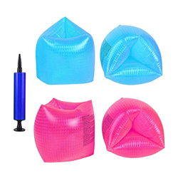 HMM 2 Paia di bracciali da Nuoto gonfiabili Ali da Nuoto galleggianti per Bambini e Adulti (Blu e Rosa) precio