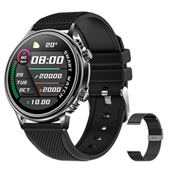 Smartwatch, 1,32'' Orologio Fitness Donna Uomo con Contapassi Saturimetro Sonno Cardiofrequenzimetro da Polso, Activity Fitness Tracker Contapassi Cro precio