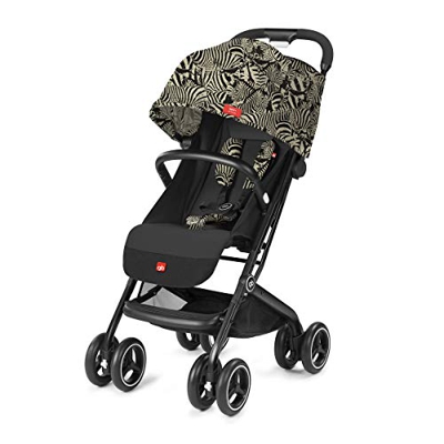 gb Gold Passeggino Buggy Qbit+ All Terrain Zebra Fashion Edition, Travel System 3 in 1, Dalla nascita a 15 kg (circa 4 anni), Desert Night