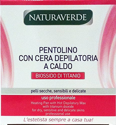 NATURAVERDE Cera Depilatoria A Caldo Con Pentolino 100 Gr