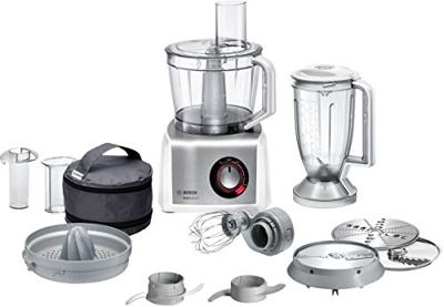 Bosch MultiTalent 8 MC812S734G - Robot da cucina, 1200 W, bianco e acciaio inossidabile