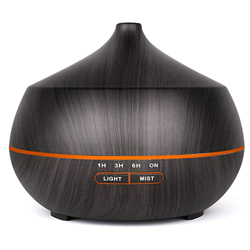 Umidificatori, 400ML diffusore di oli Essenziali,Diffusore di aromi con 7 colori LED,Ultrasuoni silenzioso umidificatore,Diffusore ambiente,Auto spegn características