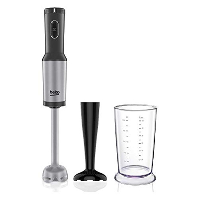 Beko HBA7752X frullatore 1 L Frullatore ad immersione Nero, Acciaio inossidabile 750 W