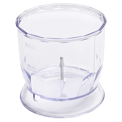 Tritatutto di ricambio per Braun 67050145, accessorio per frullatore a immersione, 350 ml, tritatutto, ciotola elettrica