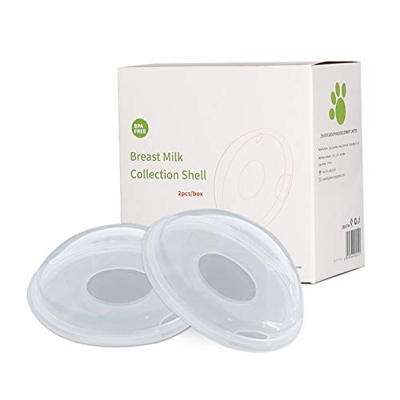 Conchiglie per il seno 2 pezzi in silicone raccoglitore di latte materno tazze per allattamento capezzoli proteggi capezzoli irritati risparmiatore di