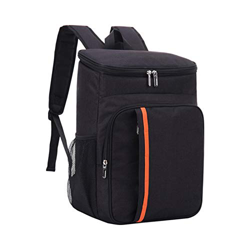 MVPACKEEY - Zaino refrigerante, impermeabile, grande capacità, in tessuto Oxford, per spiaggia, picnic, colore: Nero precio